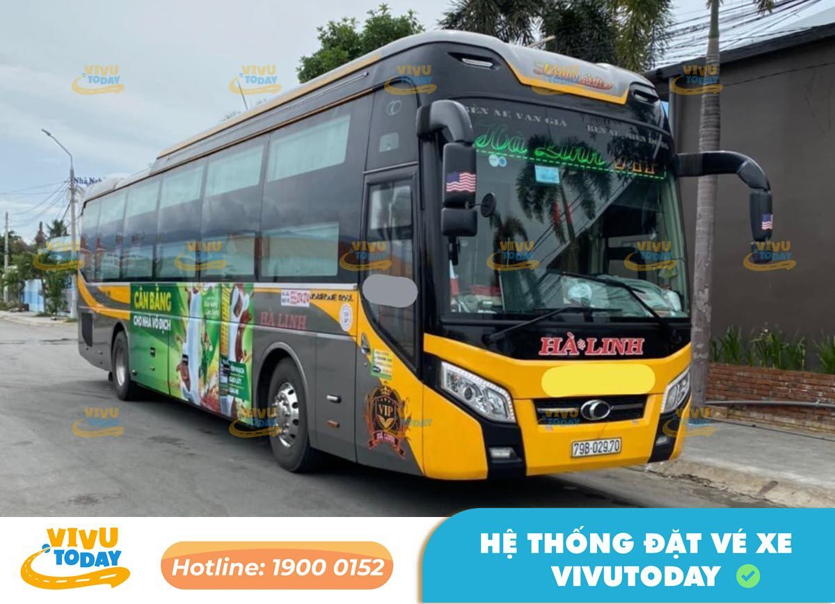 Hình ảnh nhà xe Hà Linh tuyến Đà Nẵng - Quảng Ngãi