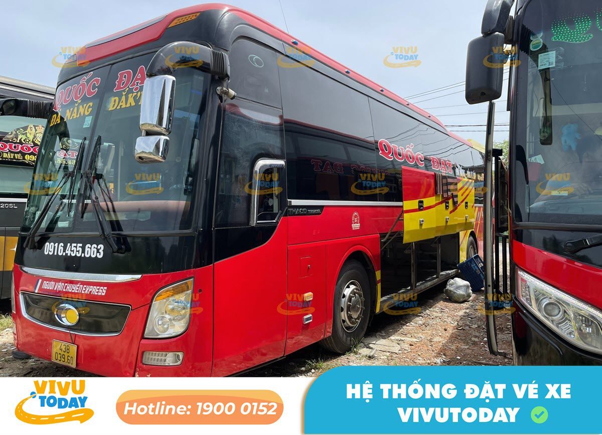 Nhà xe Quốc Đạt từ bến xe Liên tỉnh Đắk lắk đi Đà Nẵng