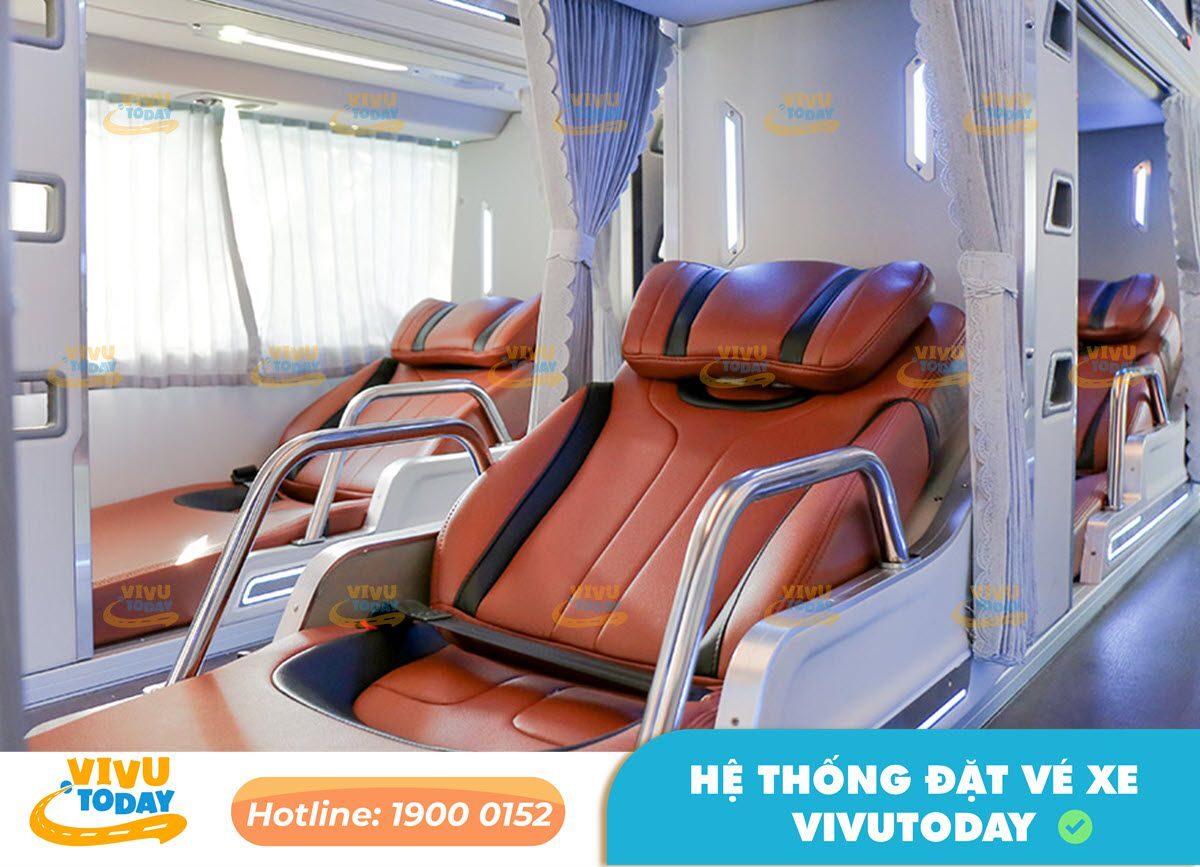 Xe giường Limousine 34 phòng của nhà xe TNT Thọ Xuân, Thanh Hóa