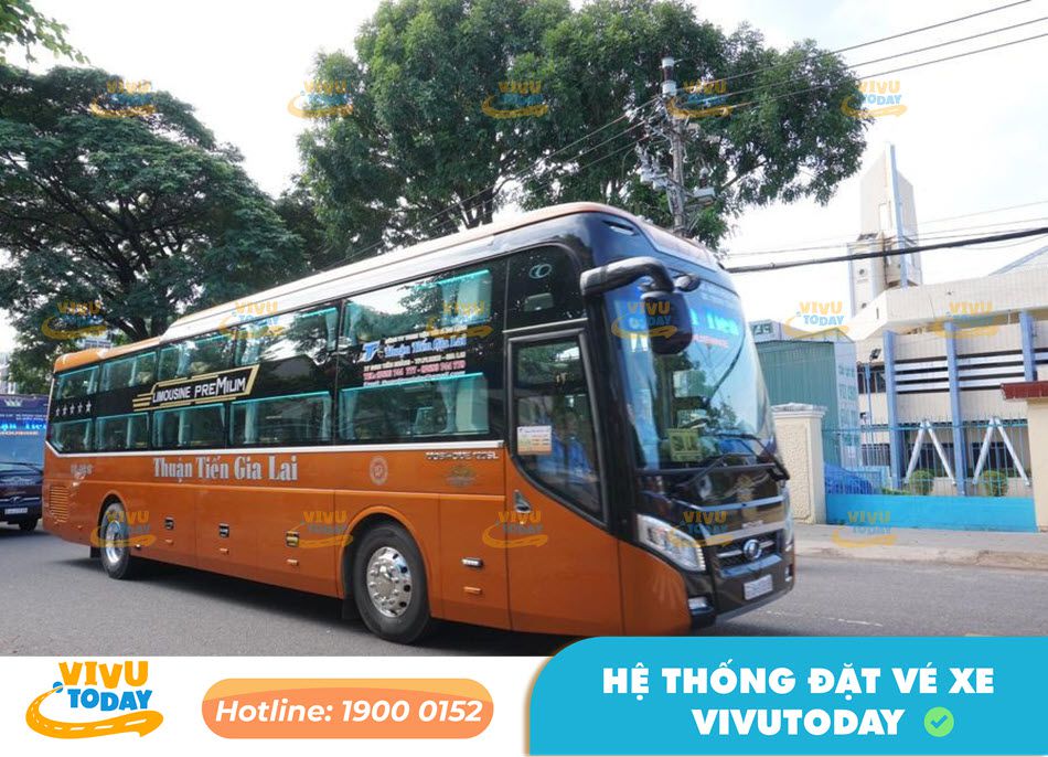 Xe khách Thuận Tiến từ Pleiku Gia Lai đi Sài Gòn