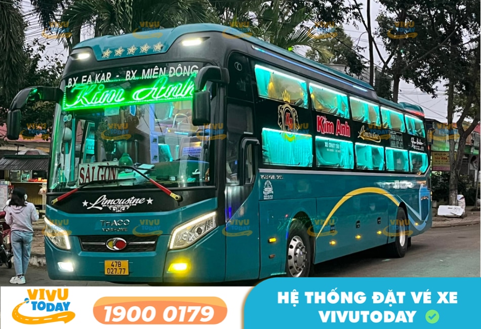 Nhà xe Kim Anh tuyến Buôn Ma Thuột Đắk Lắk đi Đà Lạt Lâm Đồng