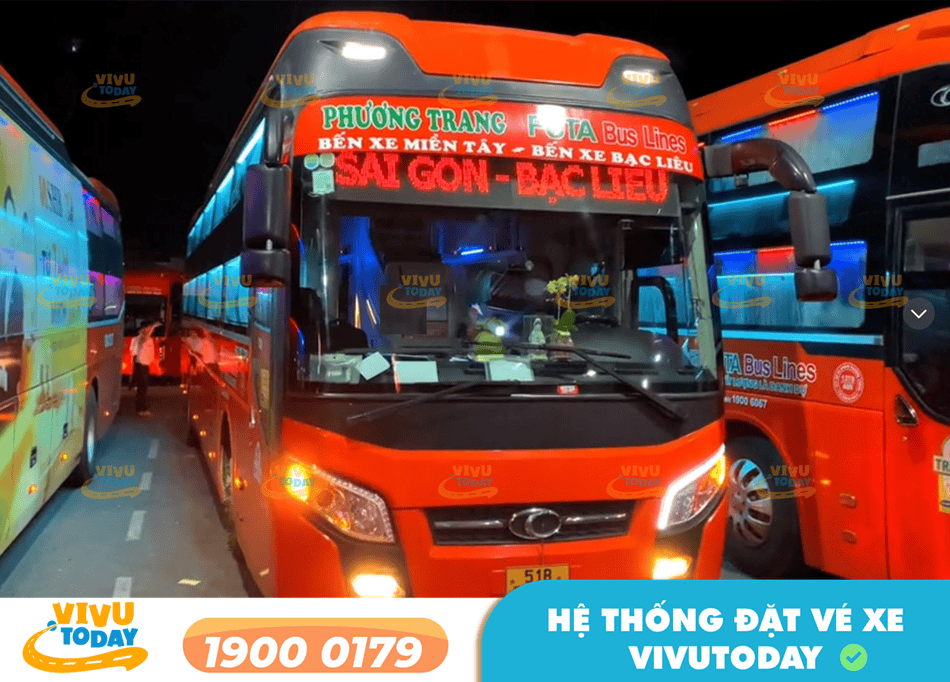 Nhà xe Phương Trang Bạc Liêu đi các tỉnh thành uy tín nhất