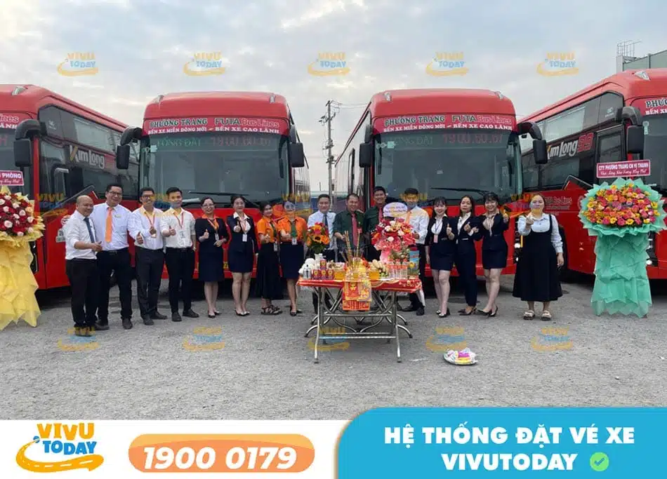 Nhà xe Phương Trang Đồng Tháp đi các tỉnh thành giá rẻ