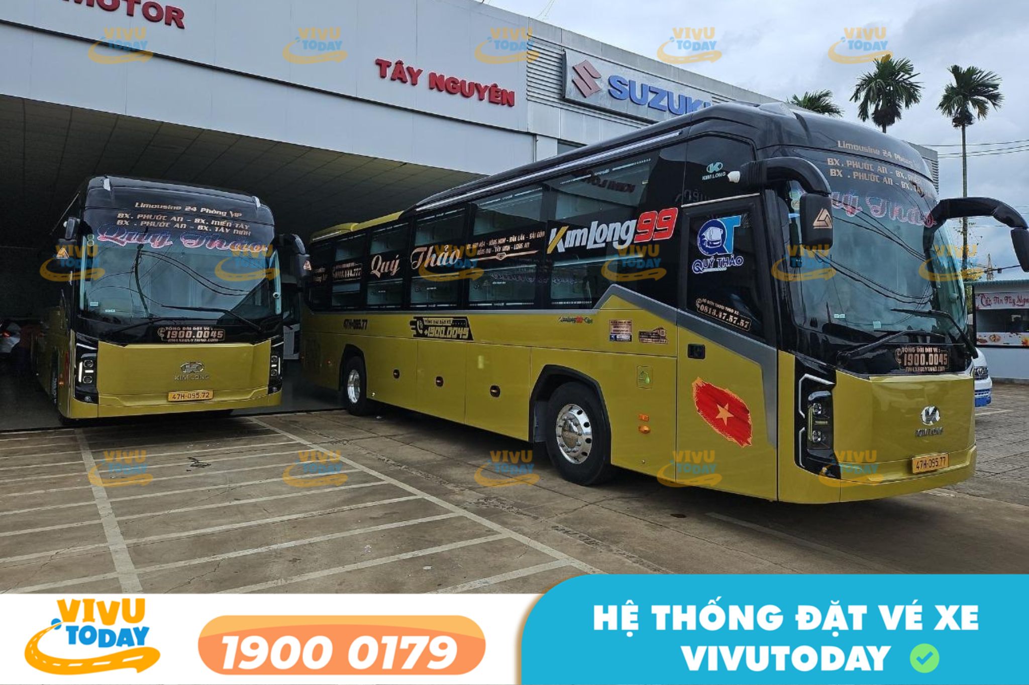 Nhà xe Quý Thảo tuyến Quy Nhơn đi Buôn Ma Thuột Đắk Lắk