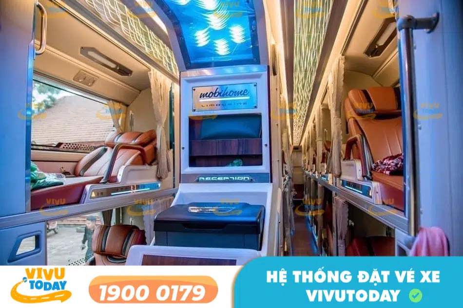 Nội thất cao cấp của nhà xe Quang Bắc