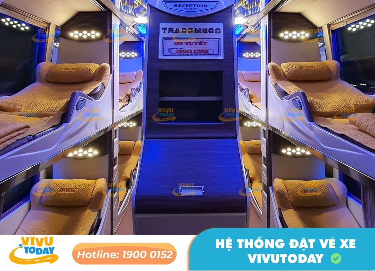 Xe giường phòng Limousine của nhà xe Du Tuyết Lục Yên Hà Nội