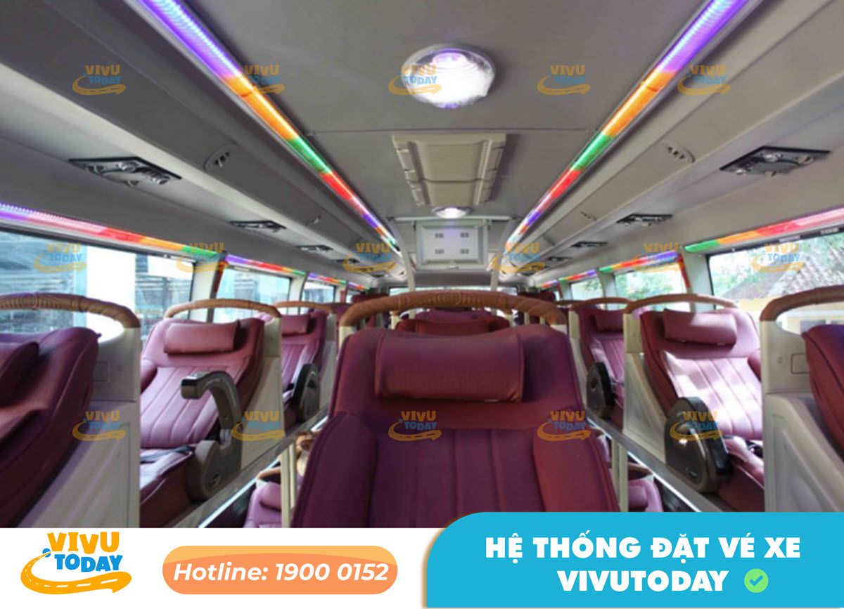 Xe giường nằm 40 chỗ của nhà xe Hồng Anh Đắk Lắk - Hà Nội