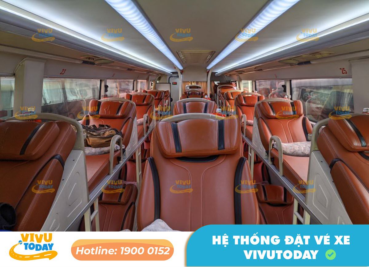 Xe giường nằm 40 chỗ của nhà xe Văn Vinh Quảng Ngãi - Đồng Nai