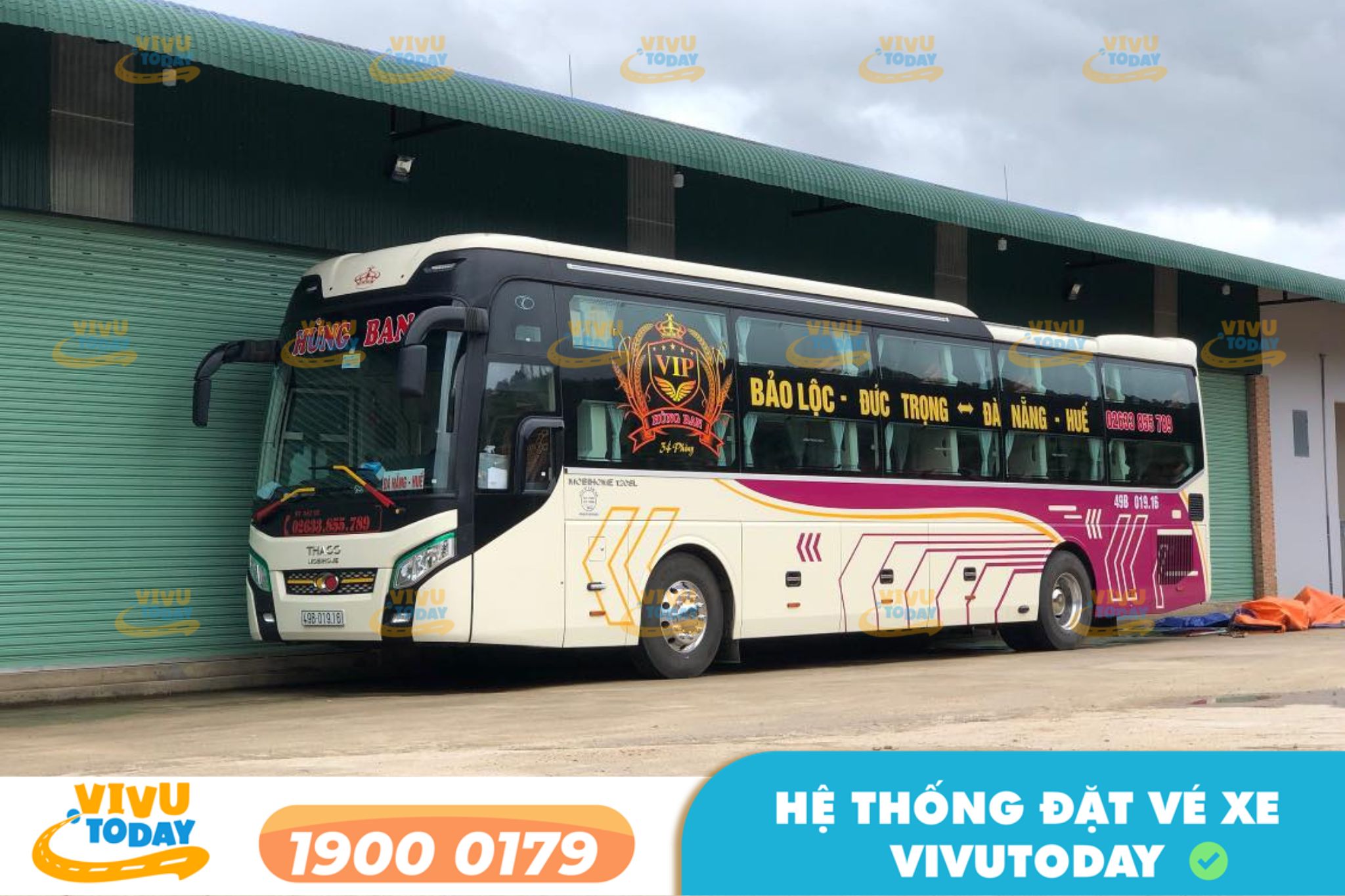 Nhà xe Hùng Ban tuyến Nha Trang đi Đà Nẵng