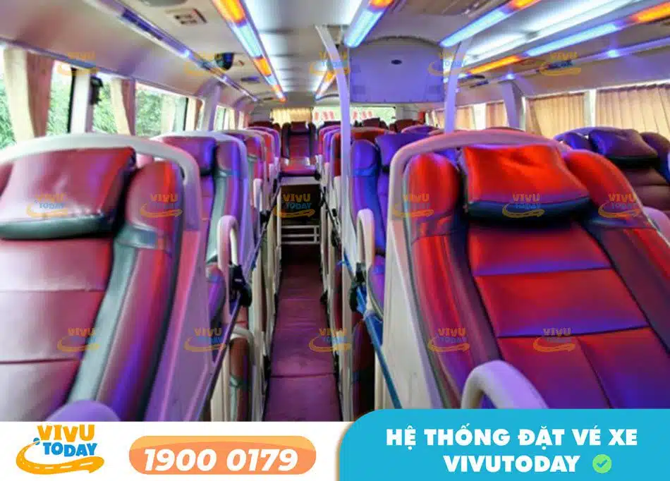 Xe giường nằm 40 chỗ của xe Hùng Kim Châu đi Đắk Lắk
