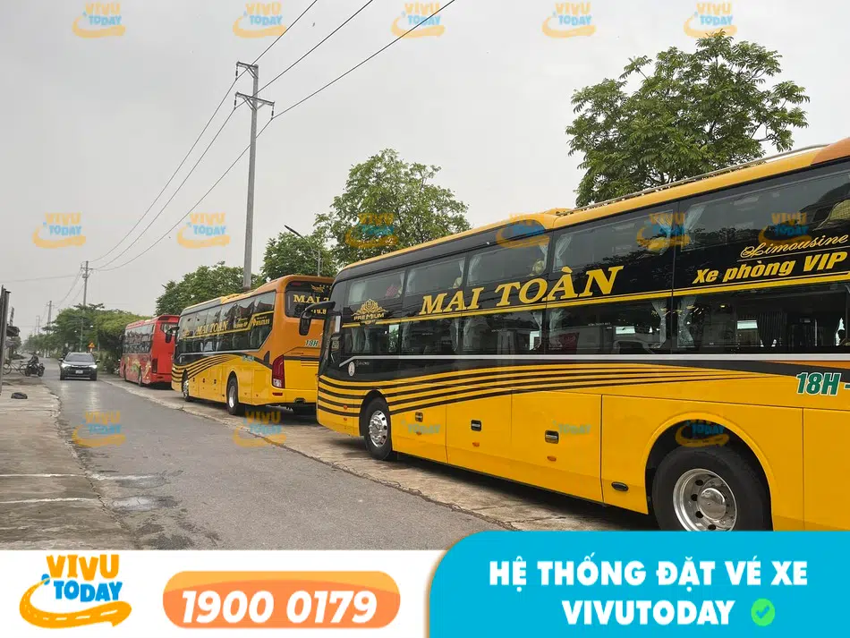 Nhà xe Mai Toàn tuyến Nam Định đi Sài Gòn chất lượng