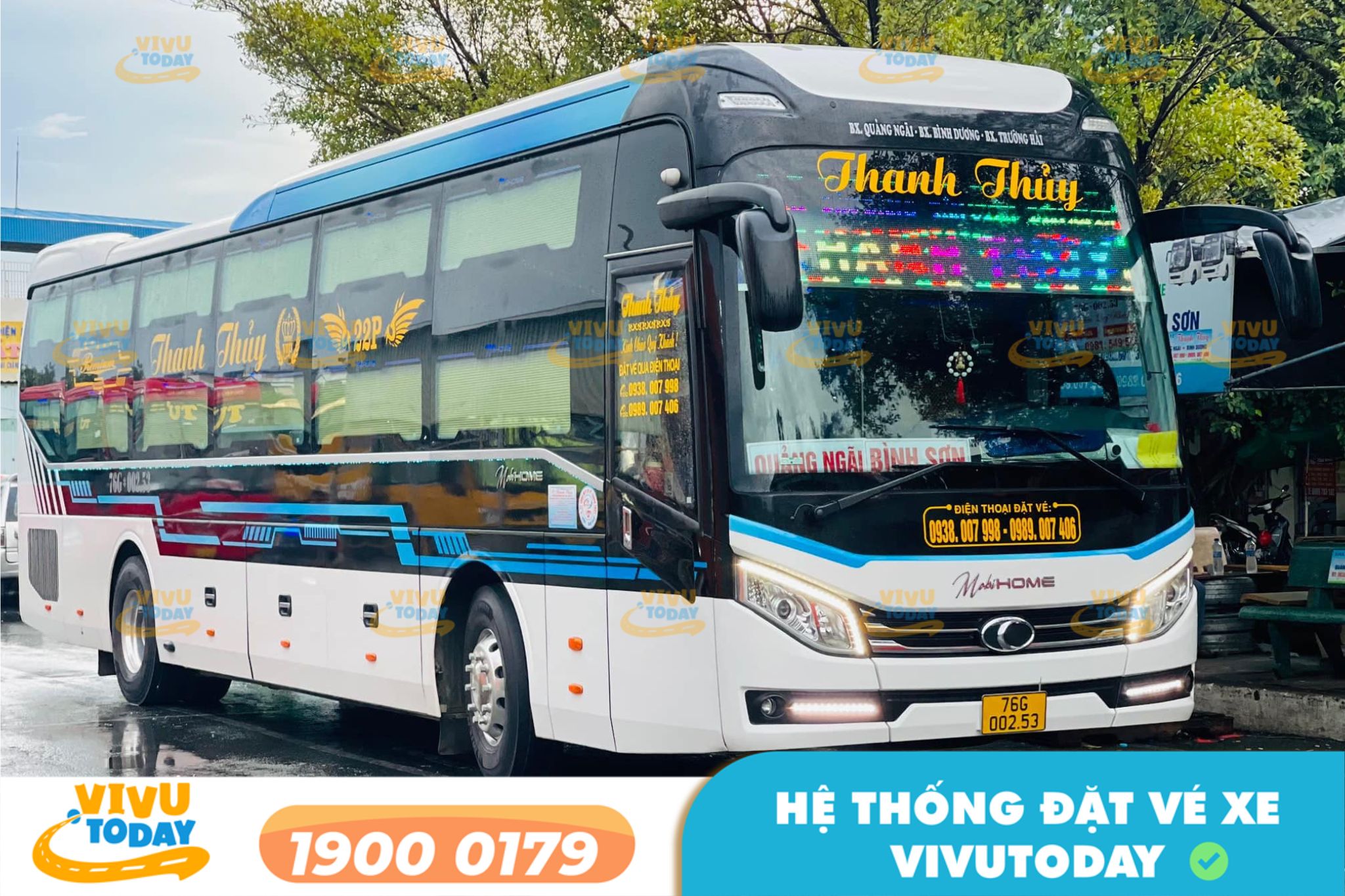 Nhà xe Thanh Thủy tuyếb Quy Nhơn Bình Định đi Bình Dương