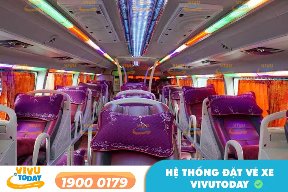 Nội thất cao cấp của nhà xe Hải An