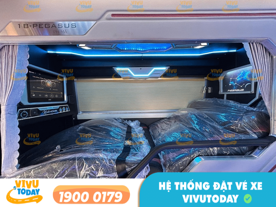 Nội thất cao cấp của nhà xe Hồng Anh