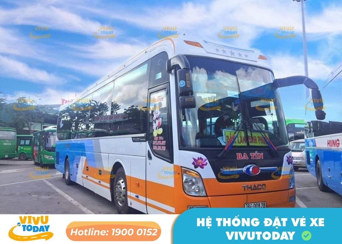 Xe khách Ba Tín đi Quảng Ngãi từ Buôn Ma Thuột - Đắk Lắk
