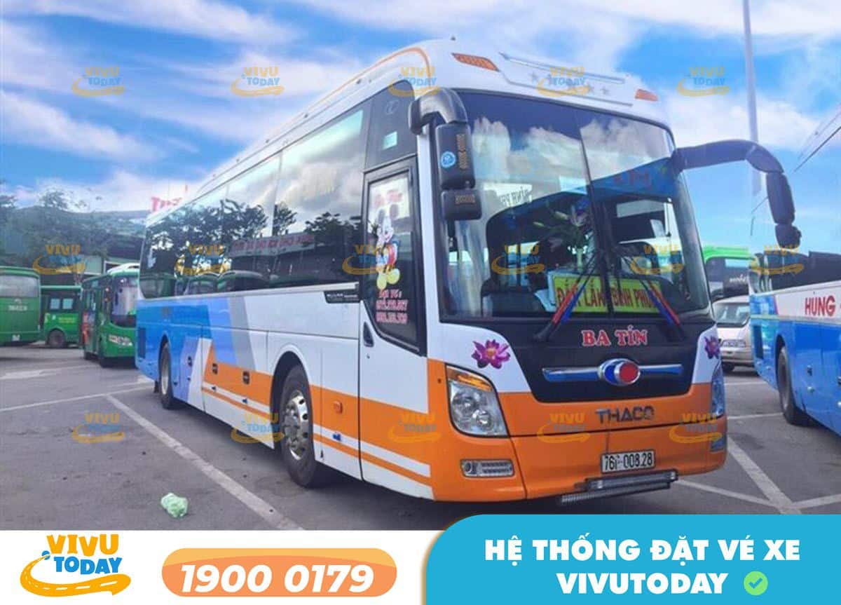 Nhà xe Ba Tín tuyến Quảng Ngãi đi Pleiku - Gia Lai