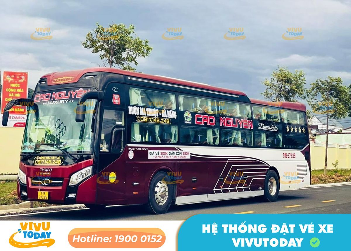 Nhà xe Cao Nguyên từ Buôn Ma Thuột - Đắk Lắk đi Quảng Ngãi