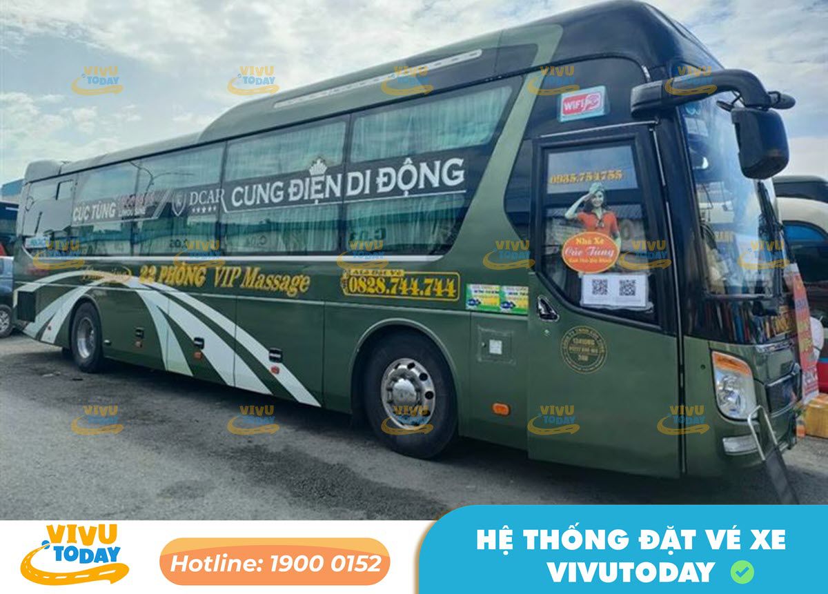 Xe khách Cúc Tùng tuyến Nha Trang Khánh Hòa - Quy Nhơn Bình Định