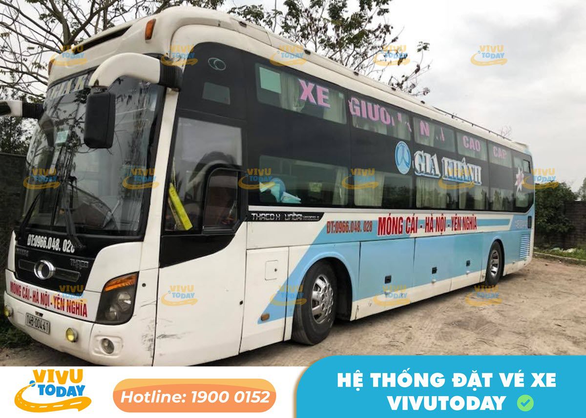 Xe khách Gia Khánh đi Móng Cái Quảng Ninh từ Hà Nội