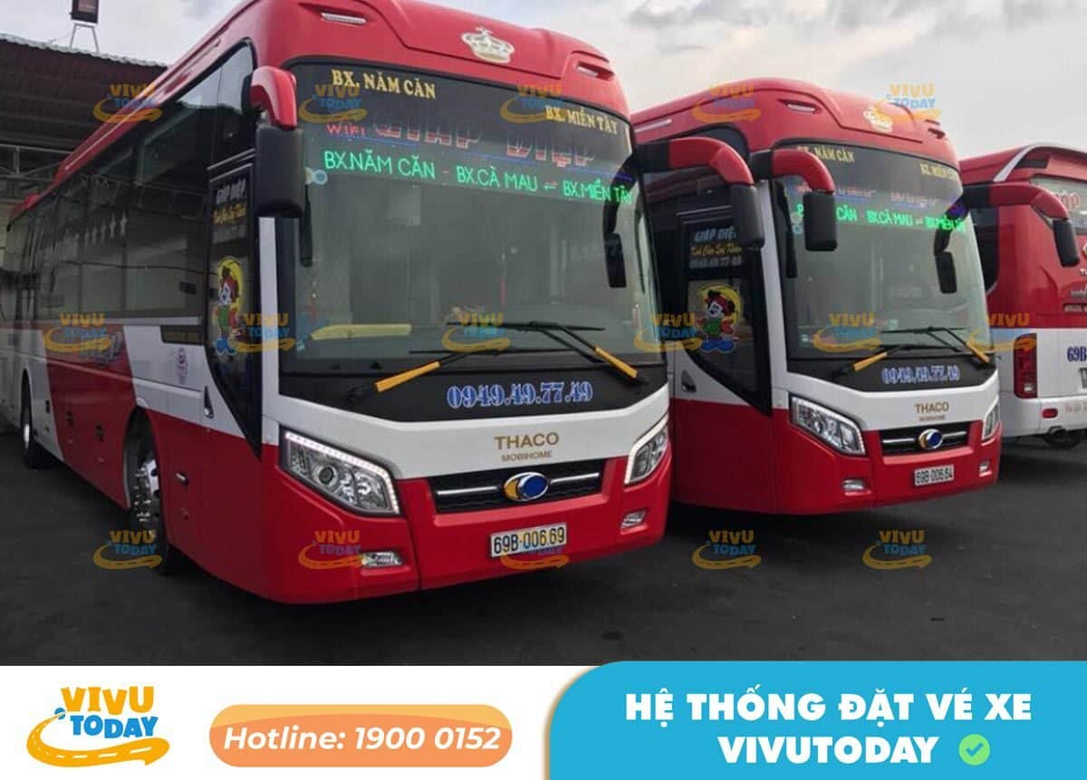Nhà xe Giáp Diệp tuyến Cần Thơ - Bạc Liêu