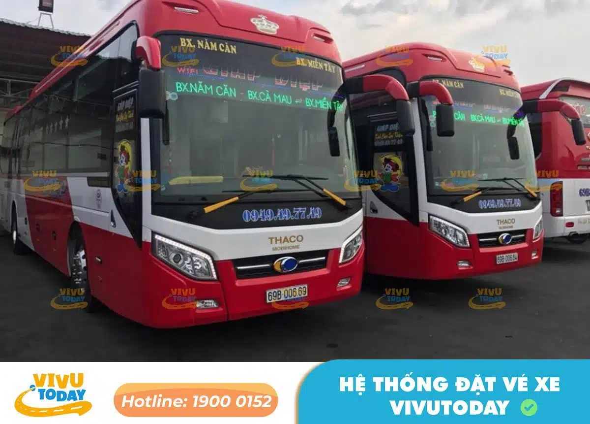 Nhà xe Giáp Diệp tuyến Cần Thơ - Bạc Liêu