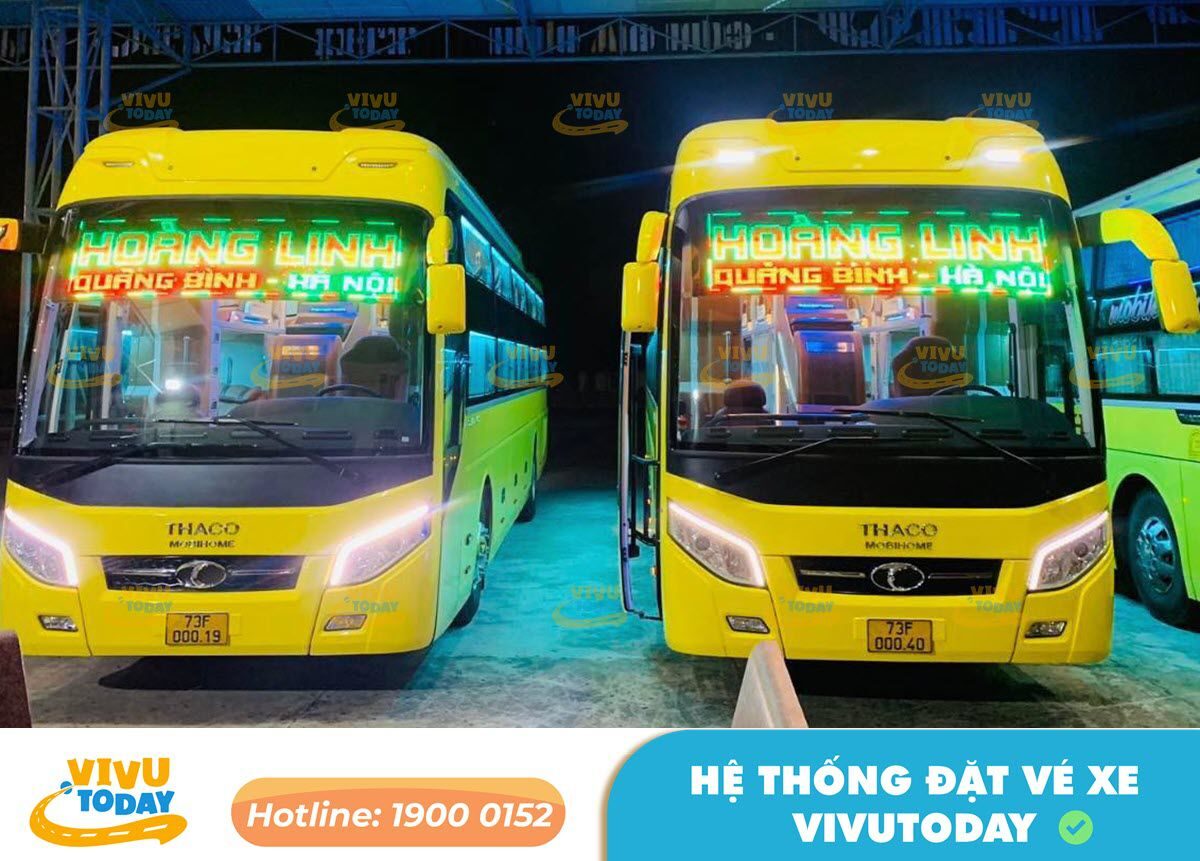 Nhà xe Hoàng Linh tuyến Hà Nội - Quảng Bình