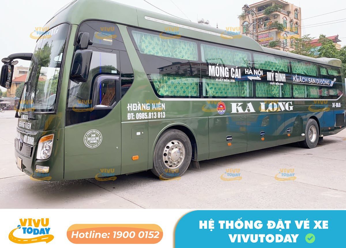 Xe khách Ka Long (Hoàng Kiên) đi Hà Nội từ Móng Cái - Quảng Ninh