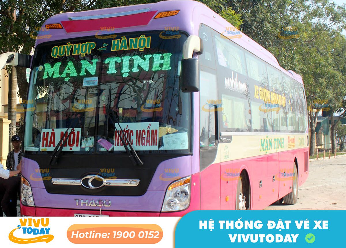 Xe khách Mận Tịnh đi Nghệ An từ Bắc Ninh