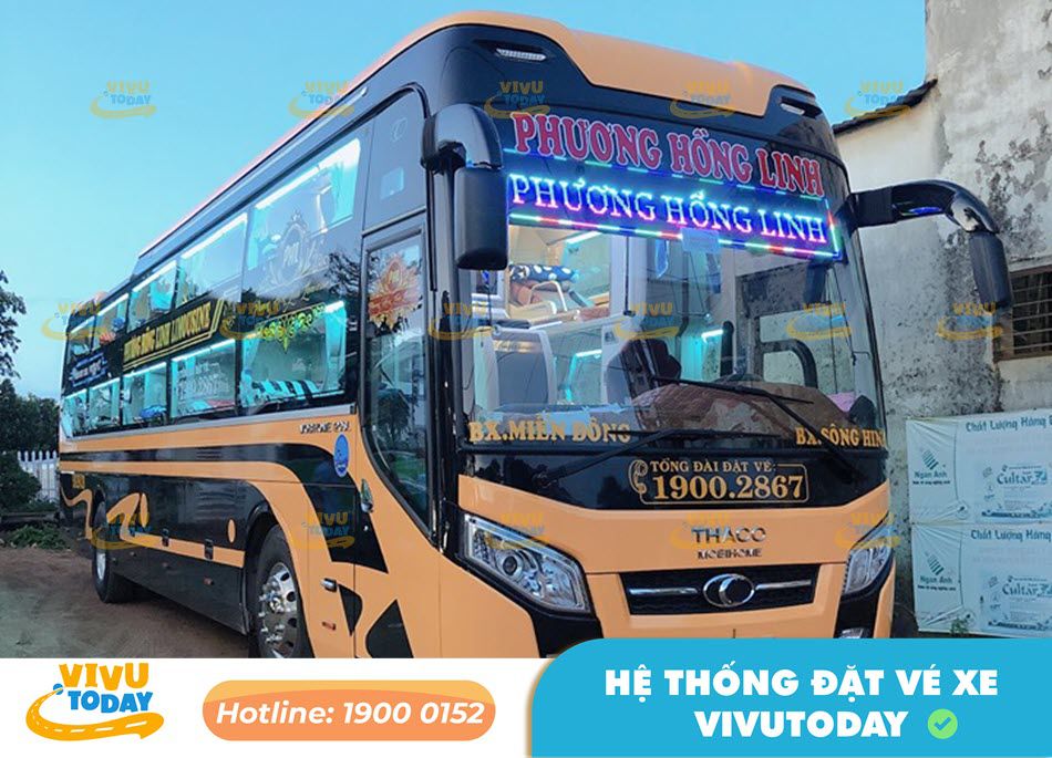 Xe khách Phương Hồng Linh đi Đồng Xoài Bình Phước từ Sài Gòn