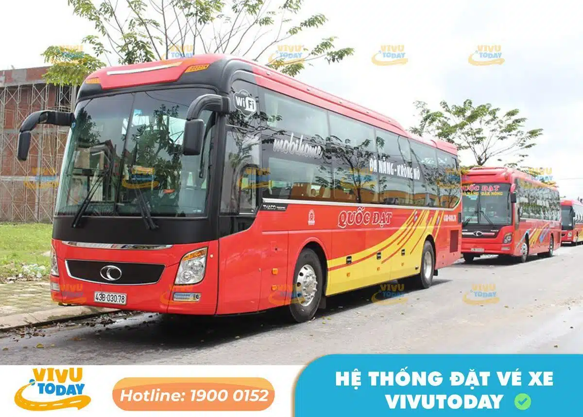 Xe khách Quốc Đạt từ Núi Thành Quảng Nam đi Đà Nẵng