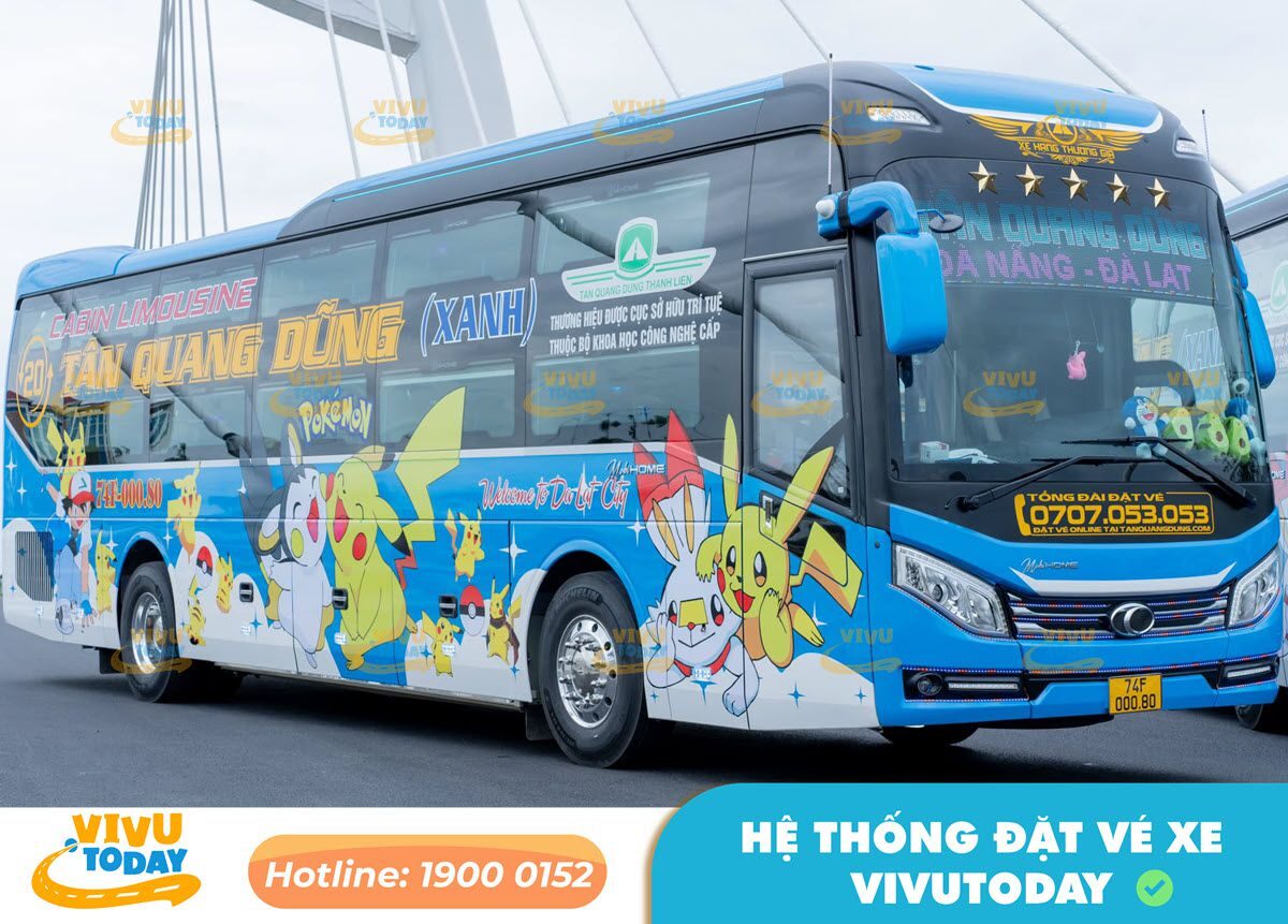 Nhà xe Tân Quang Dũng Limousine từ Quảng Trị đi Đà Nẵng