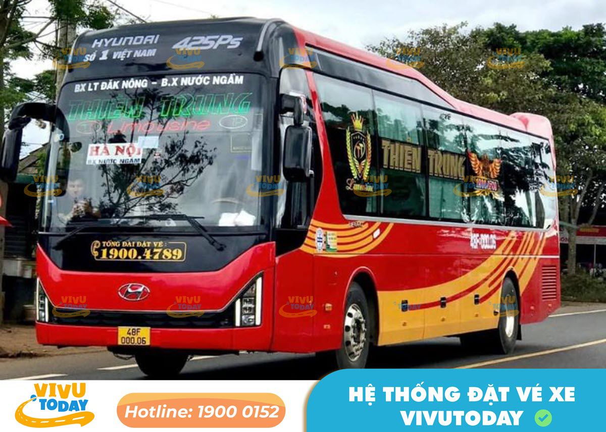 Nhà xe Thiên Trung đi Hà Nội từ Pleiku Gia Lai