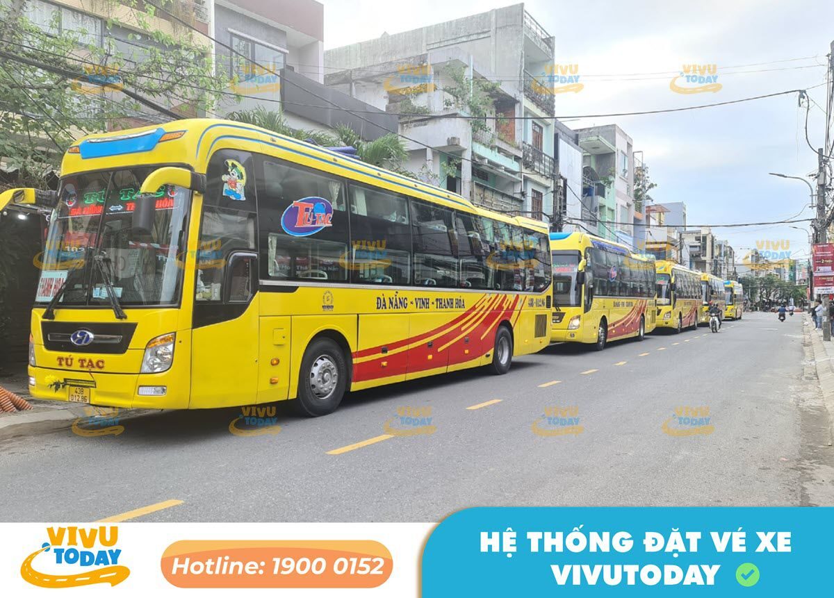 Xe khách Tú Tạc đi Đà Nẵng từ Thanh Hóa