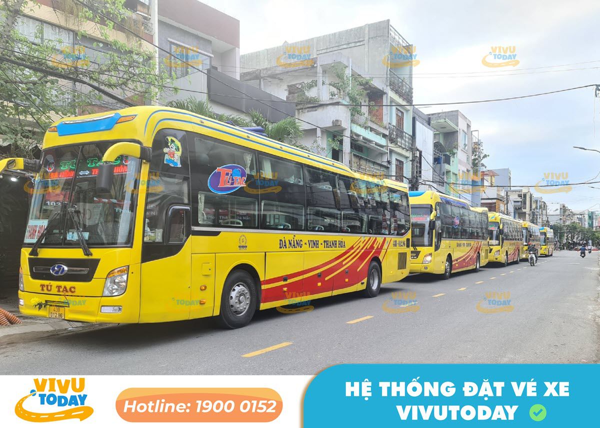 Xe khách Tú Tạc đi Đà Nẵng từ Vinh Nghệ An