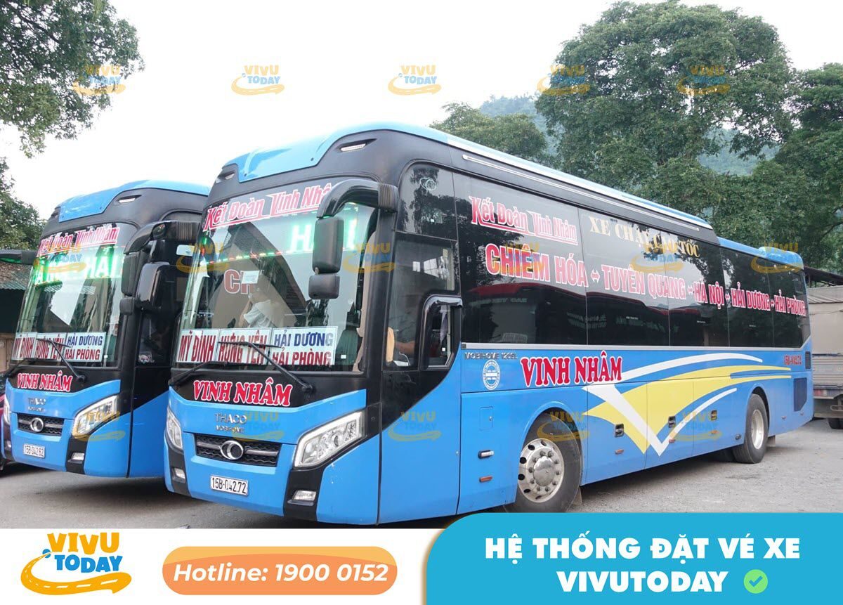 Xe khách Vinh Nhâm tuyến bến xe Mỹ Đình - Hải Phòng