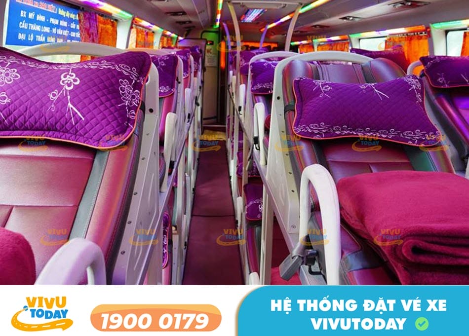 Dòng xe giường nằm 44 chỗ đời mới tuyến xe Phú Thọ đi Hà Nội