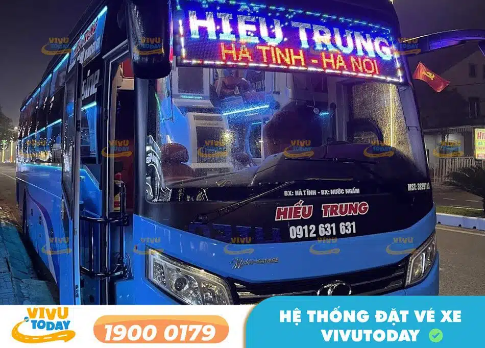 Nhà xe Hiếu Trung Hà Nội - Hà Tĩnh