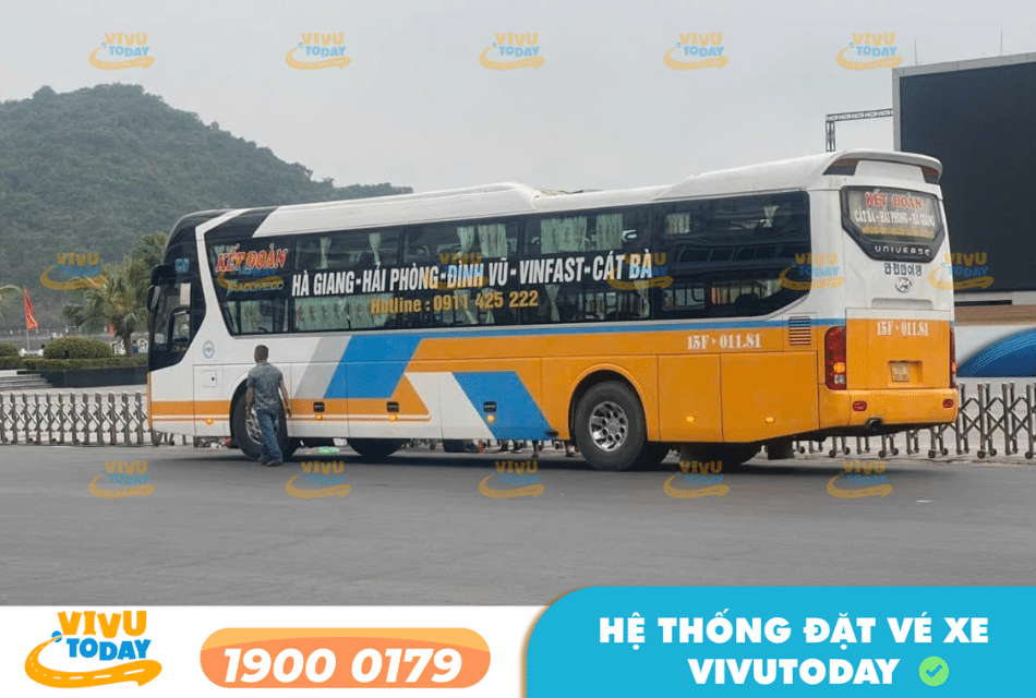 Nhà xe Kết Đoàn Cát Bà tuyến Hải Phòng đi Nghệ An