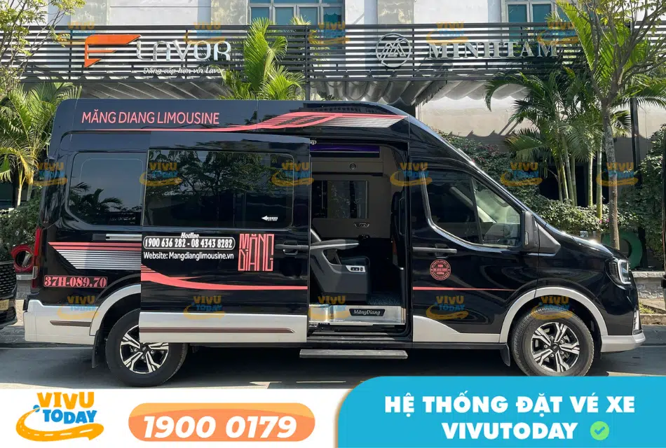 Nhà xe Măng Diang Limousine tuyến Đà Nẵng đi Kon Tum