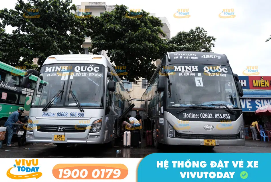 Nhà xe Minh Quốc tuyến Đà Nẵng đi Kon Tum
