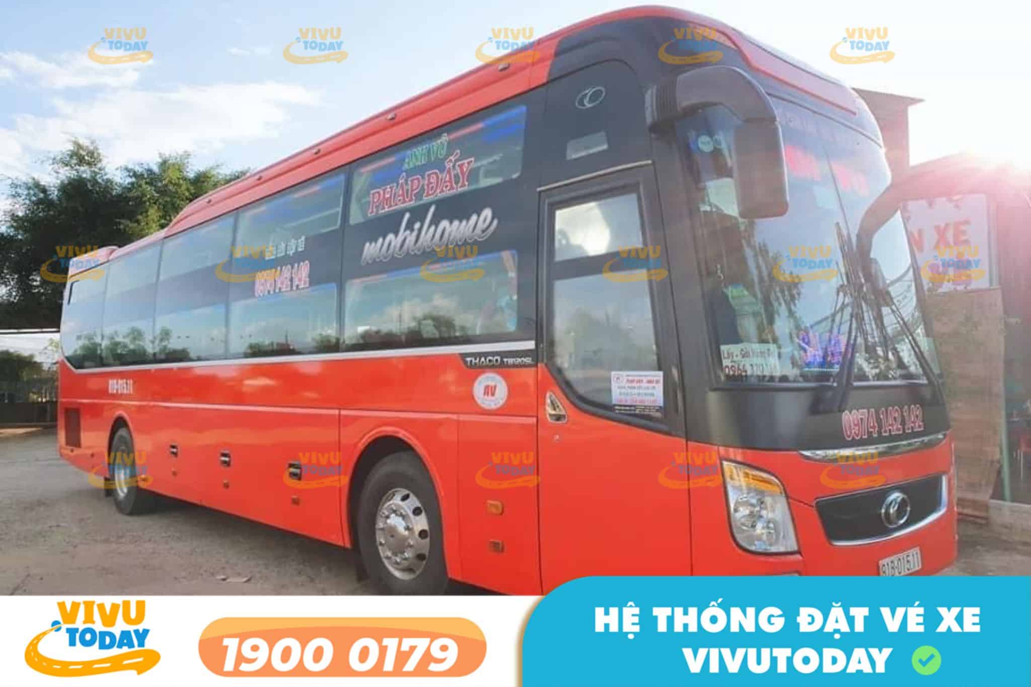 Nhà xe Pháp Đấy tuyến Quảng Ngãi đi Pleiku Gia Lai