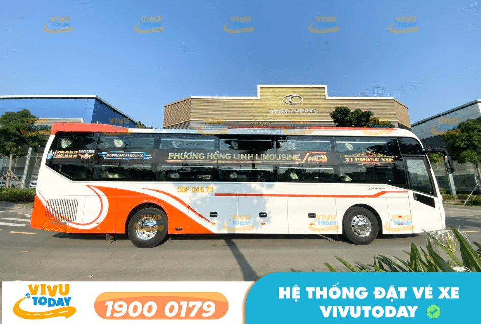 Nhà xe Phương Hồng Linh tuyến Cà Mau đi Bình Dương