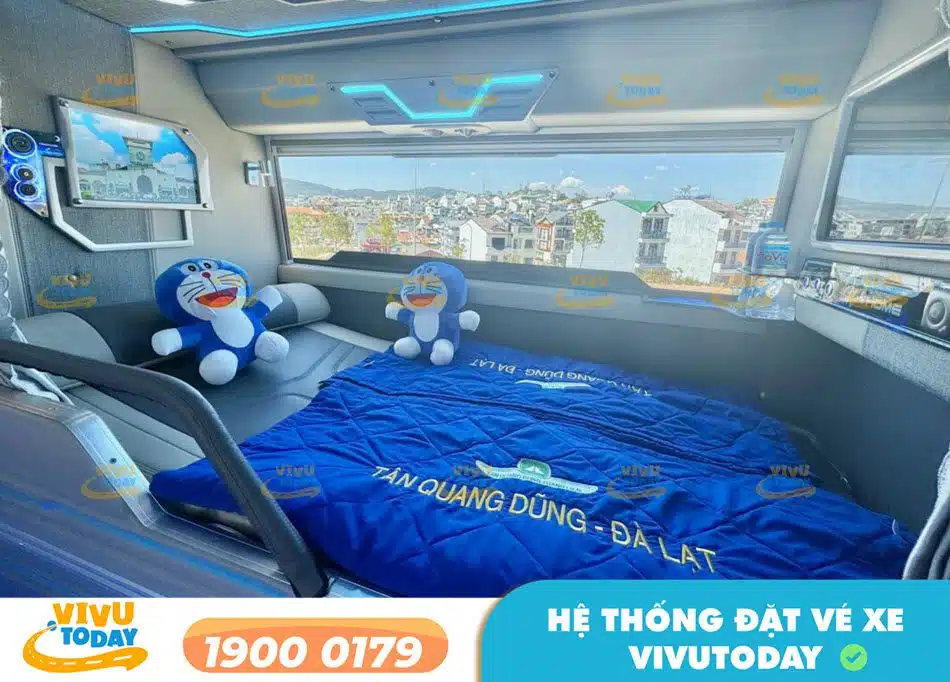 Xe Limousine 22 phòng của nhà xe Tân Quang Dũng Limousine Đà Lạt