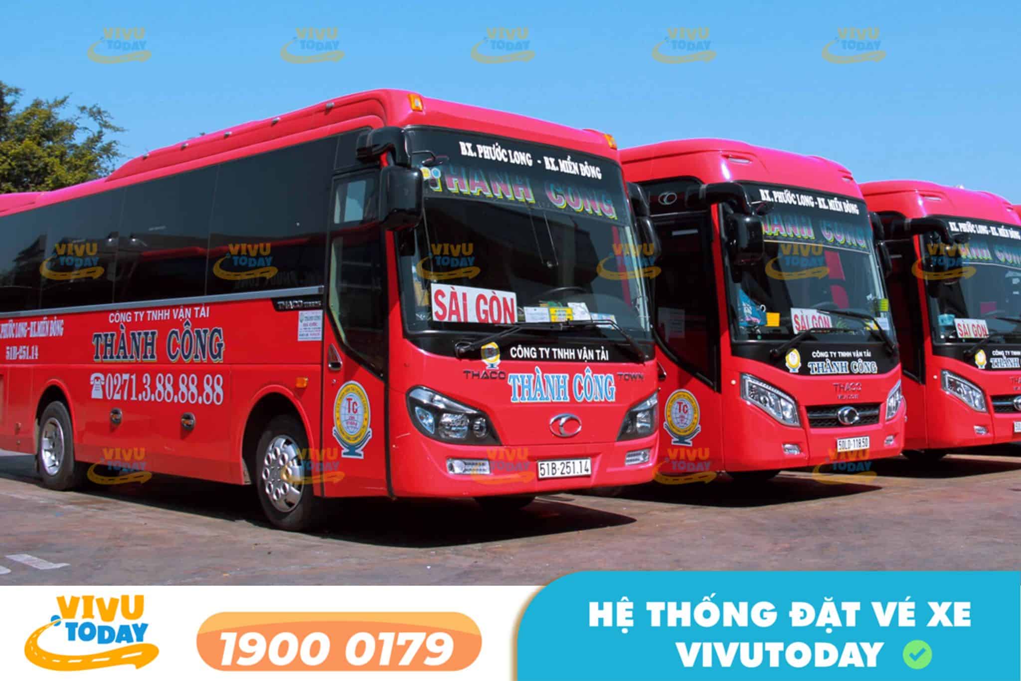 Nhà xe Thành Công tuyến Đồng Xoài Bình Phước đi Sài Gòn