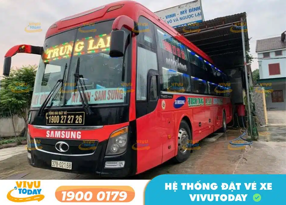 Nhà xe Trung Lan tuyến Hà Nội - Nghệ An