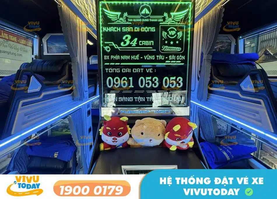 Xe giường phòng Limousine của nhà xe Tân Quang Dũng Limousine