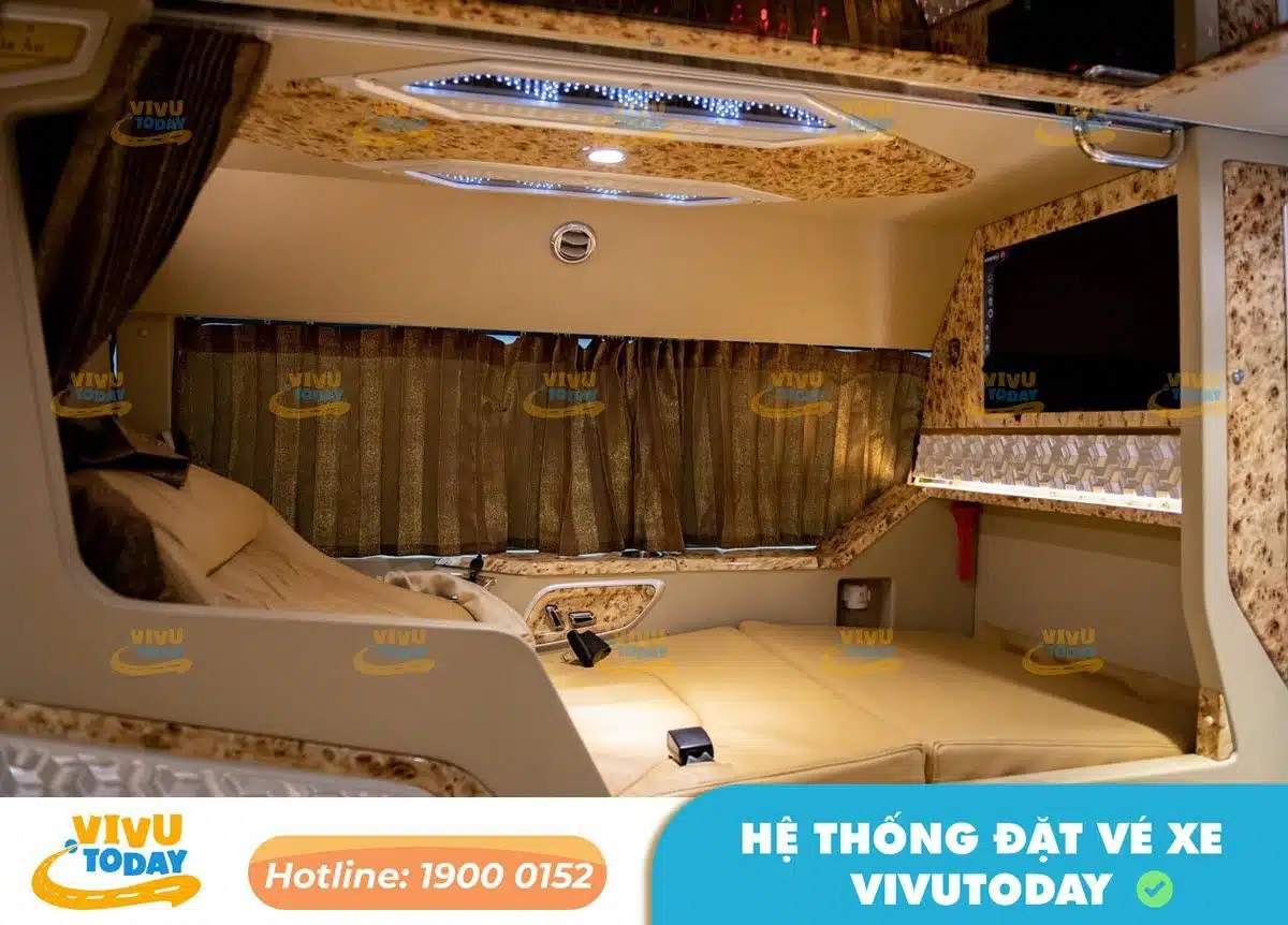Nội thất của xe Ba Thủy Limousine Tam Kỳ - Nghệ An