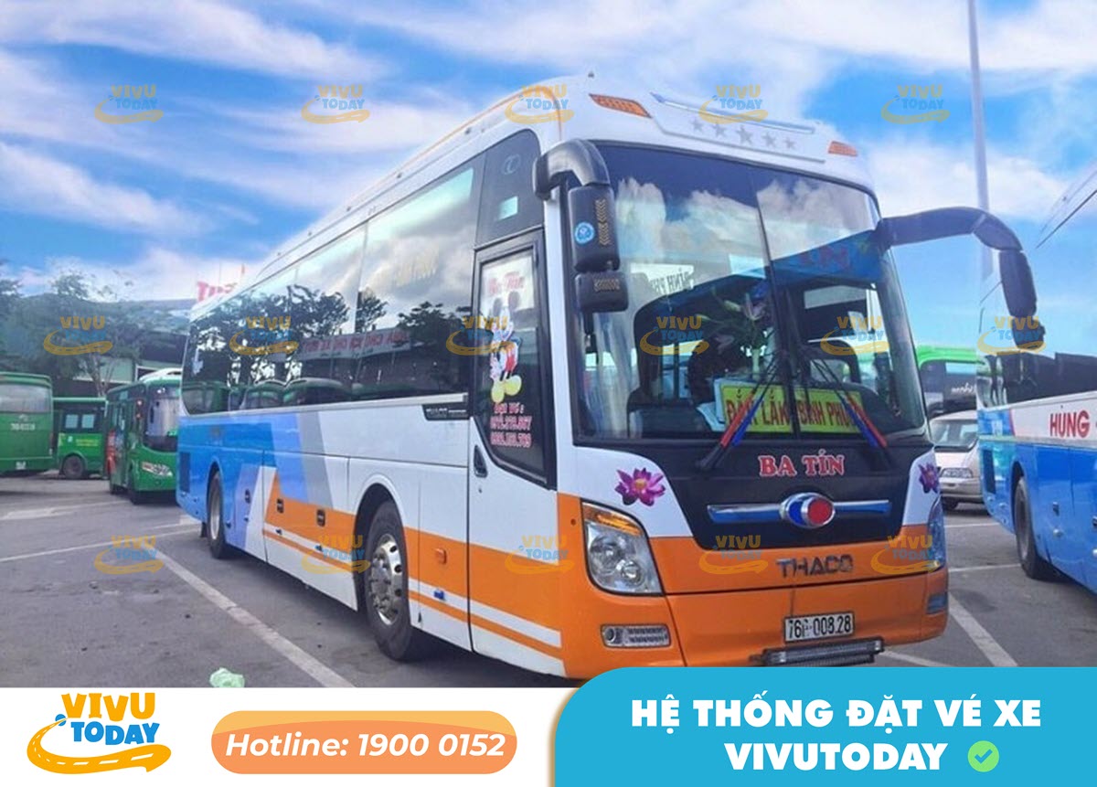 Xe khách Ba Tín tuyến Gia Lai - Quảng Ngãi