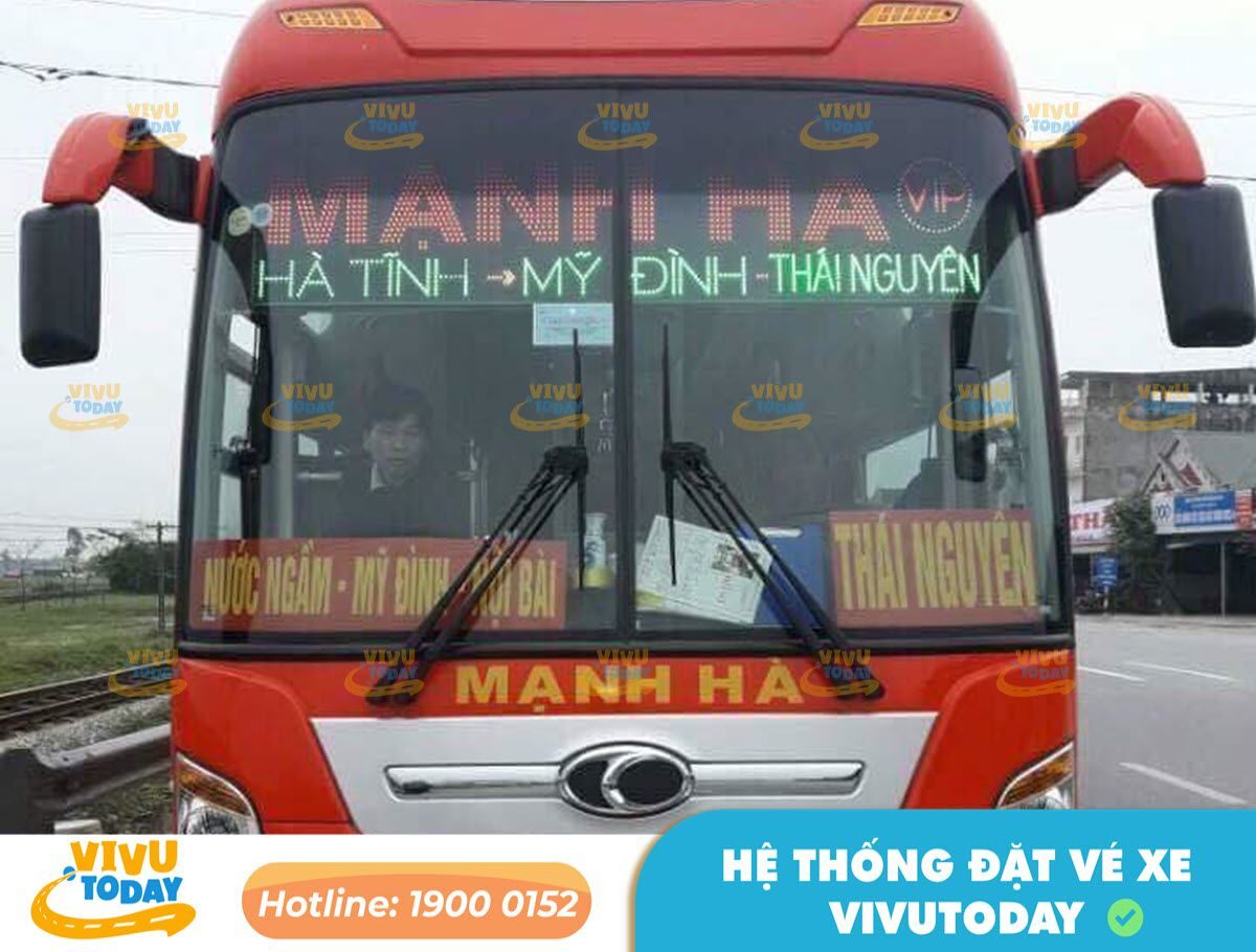 Xe khách Mạnh Hà (Thái Nguyên) từ Thái Nguyên đi Nghệ An