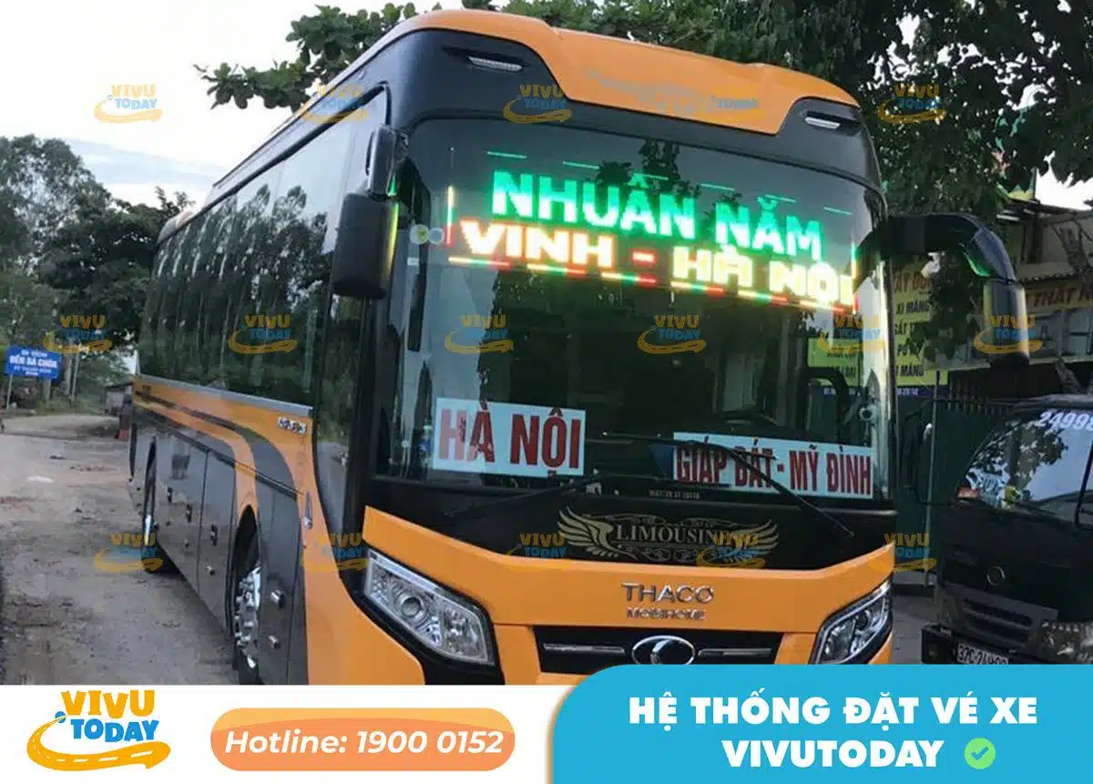 Nhà xe Nhuận Năm tuyến Hà Nội - Thanh Chương Nghệ An